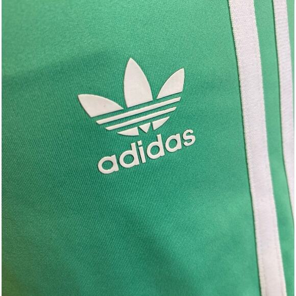 adidas Originals Mint Green 3-Stripes High Waist Bike Short NWT Size Medium - Picture 5 of 15